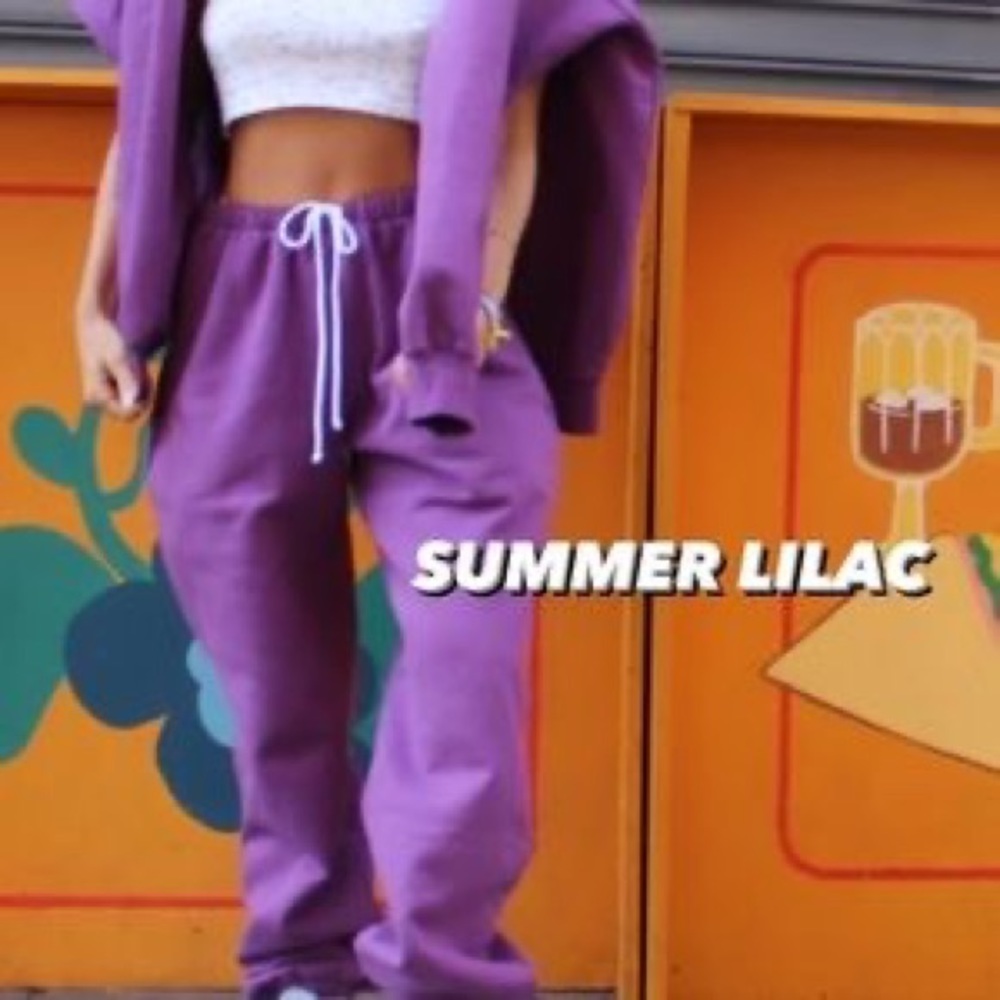 HEAVY MANNERS SWEAT SET 💜 Summer Lilac